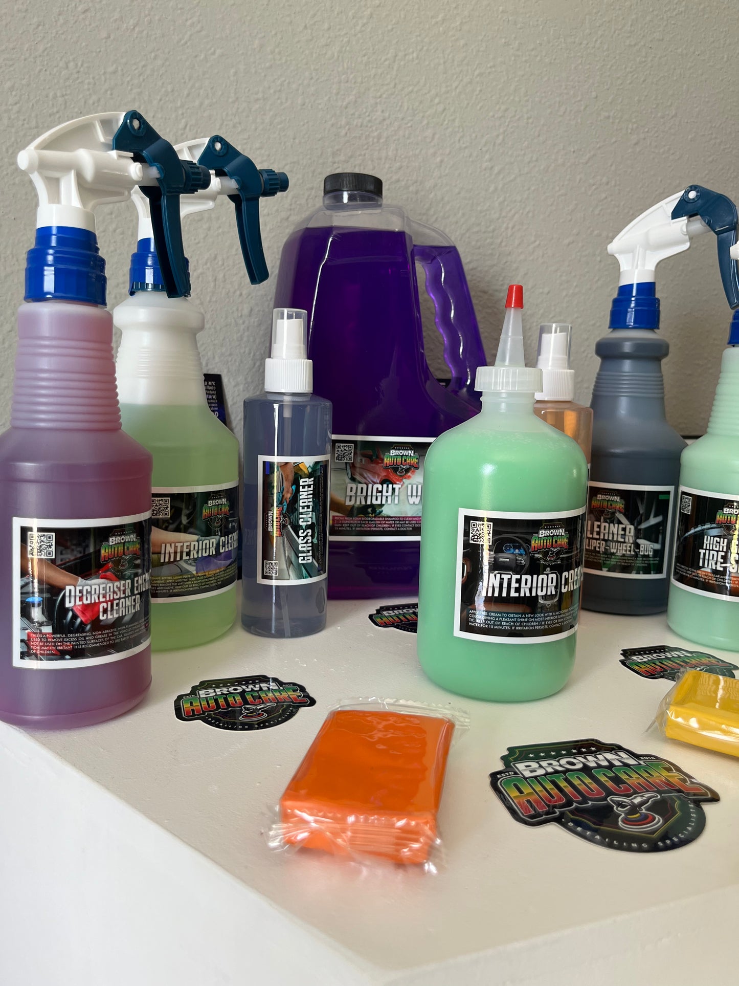 KIT DETAILING BUCKET BROWN AUTO CARE