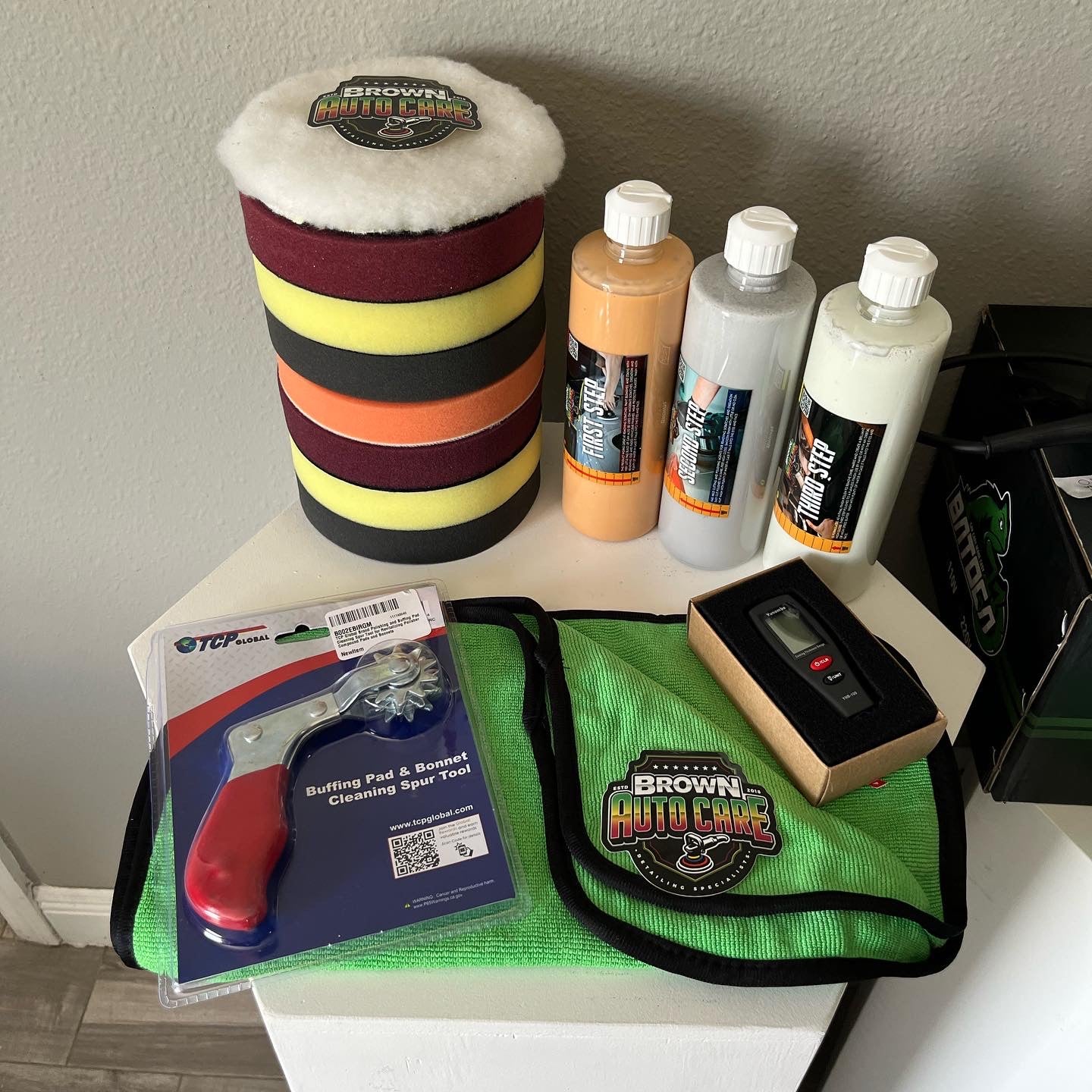 KIT PAINT CORRECTION AND POLISHING BROWN AUTO CARE